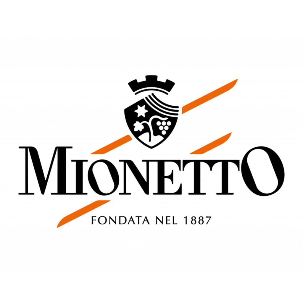 Mionetto Logo in schwarz mit orange