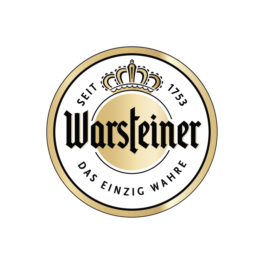 Goldenes Logo von Warsteiner